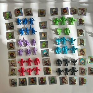 SUPER7 KESHI MUSCLES MOTU EVIL HORDE HORDAK 6 sets (MINI-FIGURES STICKERS